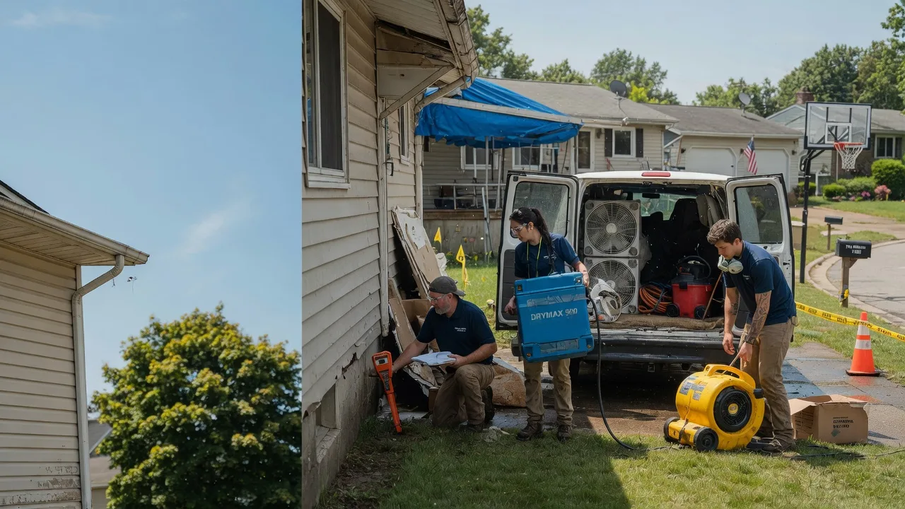 Ceiling Leak Cleanup in Queen Anne, MD near me